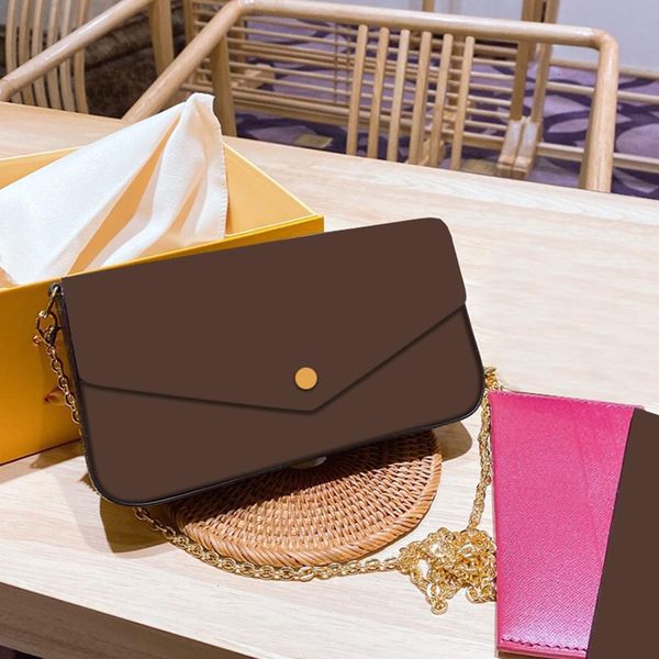 

2020 new classic one-shoulder handbag trend new lady bag card bag wallet cosmetic bag
