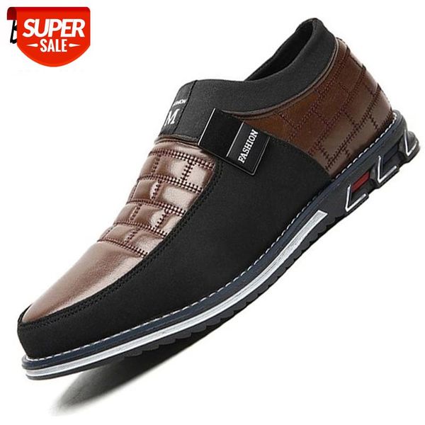 

brand mens casual shoes leather mens style shoes handmade male formal business breathable men's moccasins #se3i
