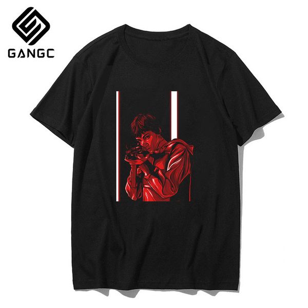 

la casa de papel house of paper funny design money heist tees tv series short sleeve hip hop sport hooded sweatshirt hoodie t shirt