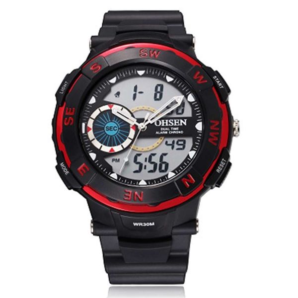 

aosheng ohsen children's waterproof smart led quartz personality trend men's watch