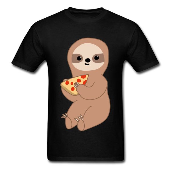 

pizza sloth leisure t-shirt for students lovers day tees printed tee shirt short sleeve funky crewneck sport hooded sweatshirt hoodie