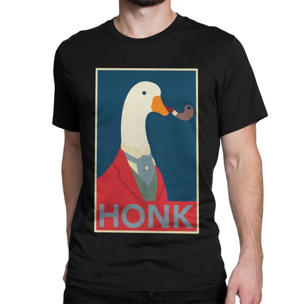 

спорт смешного untitled гусь игра meme honk v2 t-shirt для мужчин crewneck чистой хлопка футболка с коротким рукавом тис плюс размер винтажн