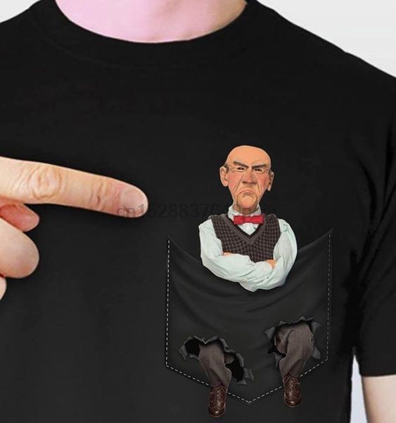 

jeff dunhams walter in a torn shirt pocket t-shirt sport hooded sweatshirt hoodie