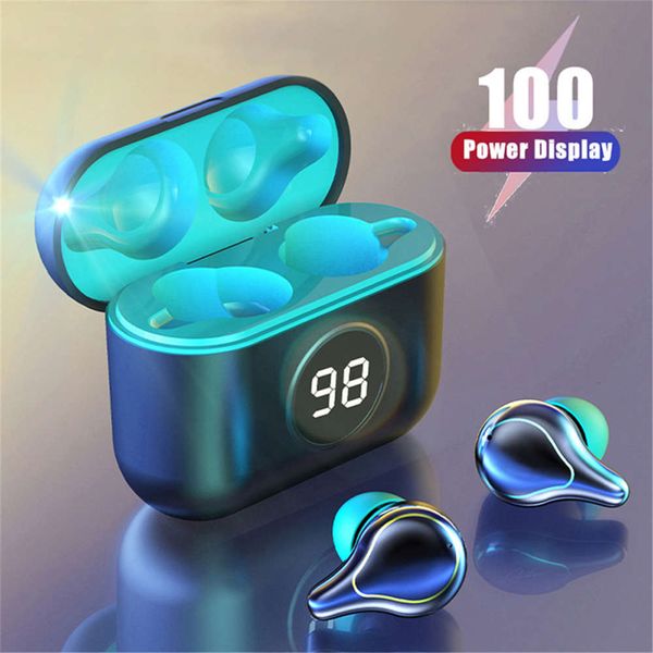 

touch digital display charging chamber 5.0 wirels se16s bluetooth headset