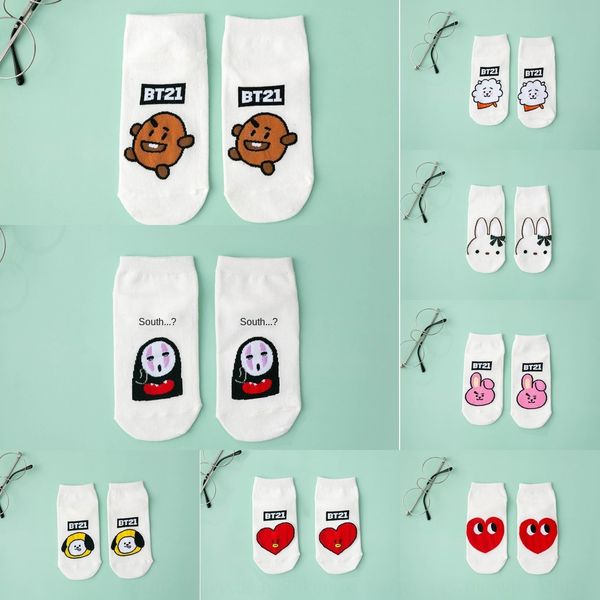 

дети новая мило выражение хлопка прямых чулок мультфильма случайного sweetstyle мелкого рот лодка лодка носки sockssocks и sockssocks s4, Black