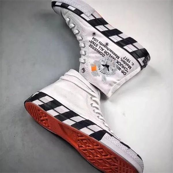 

новейший off белой converse chuck all-star taylor 1970-ый молодёжный high top вулканизированного повседневных кроссовки холст canvas бег ске, Black