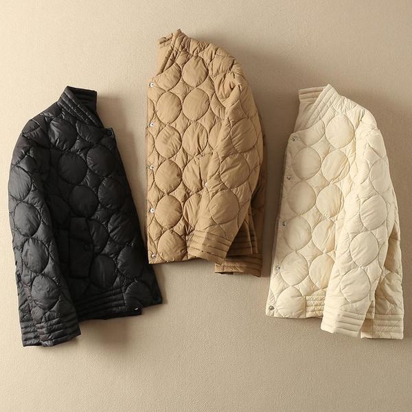 

winter coat women ultra light down jacket korean white duck down coat women slim puffer jacket warm parka casaco yy1520, Black