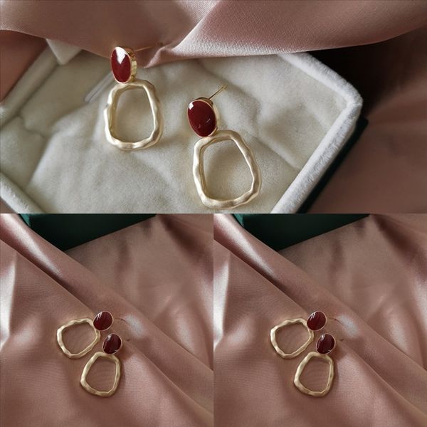 

1ou9 new luxury women classic sterling silver stud earrings logo originalfor pandora earrings s cz diamond fashion, Golden