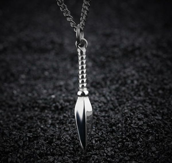 

spearhead pendants neckalces for long chain neckalce, Silver