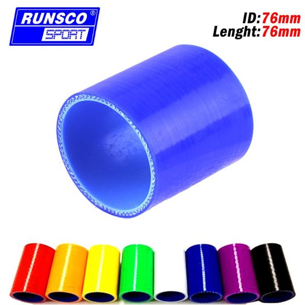

3.0" 76mm straight silicone intercooler turbo coupler hose for turbo intercooler intake pipe kits