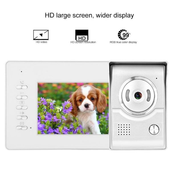 

doorbells 7 inch tft monitor video door phone doorbell intercom kit hd camera