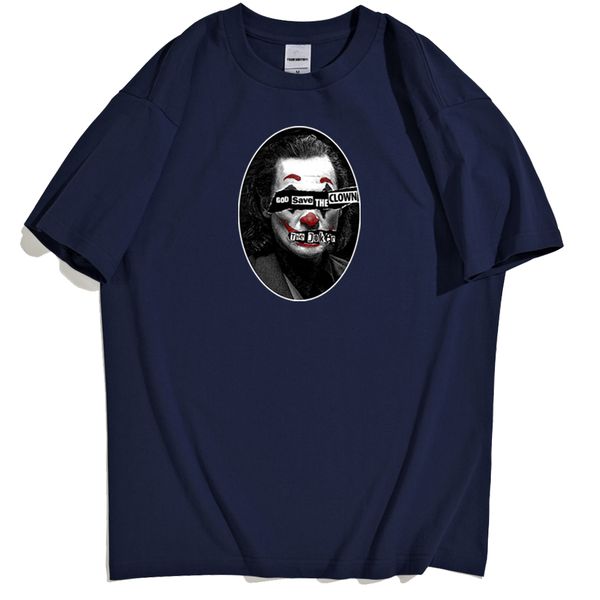 

american movie the joker man god save the clown pattern for man trend streetwear solid color man sport hooded sweatshirt hoodie t shirt
