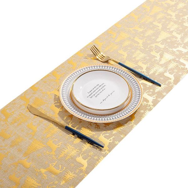 

рождественский стол runner non скольжения хлопка скатерть декор партии свадебный стол обложка свадебный пикник ткань принадлежности 28x275c