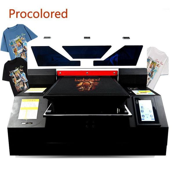 

procolored 2021 textile dtg printers a3 print size for t shirt clothes jeans tshirt printing machine garment a4 flatbed printer1