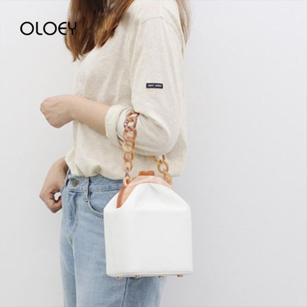 

luxury acrylic clip women handbags pu leather women messenger bag box girls bucket bag quality lady evening shoulder bags bolsas