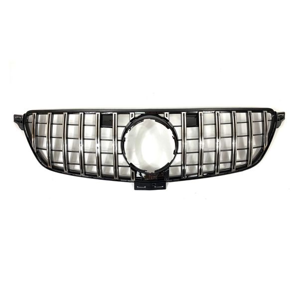 1 шт. ABS Silver Front Car Grill Grilles для B-ENZ GLE W166 Автозапчасти сетки Guilly Grille