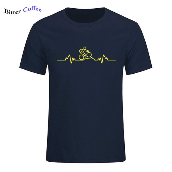 

new mountain biker heartbeat pulse cyclinger t-shirt men cycle fashion funny short sleeves t shirts sport hooded sweatshirt hoodie