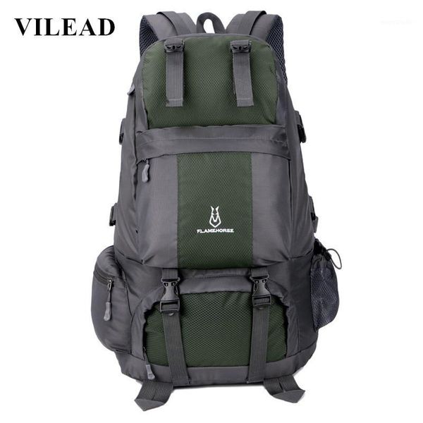 

vilead 16 inches nylon camping shoulder bag outdoor waterproof travel hiking backpack breathable adjustable carrying bag1