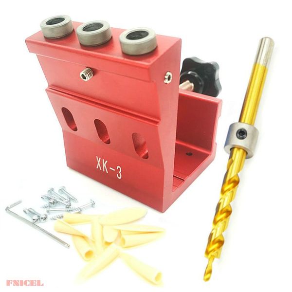 

upgraded 9mm oblique hole drill 15 degree angle locator bits hole jig woodwork guide clamp locator set kit woodworking diy tools