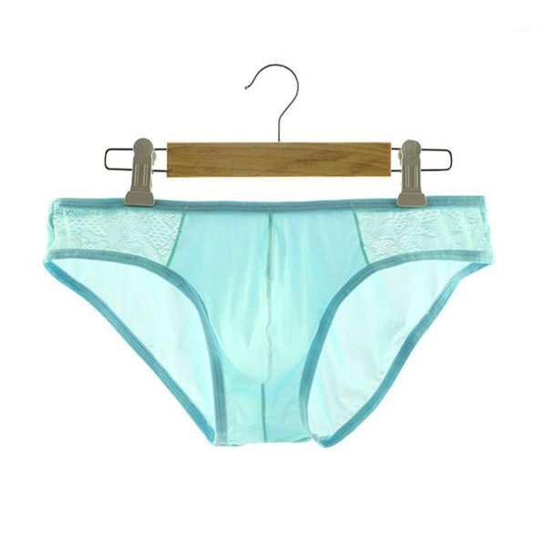 

kwan.z men underwear ropa interior hombre ice silk men's briefs translucent underwear men cueca masculina slip hombre gay1, Black;white