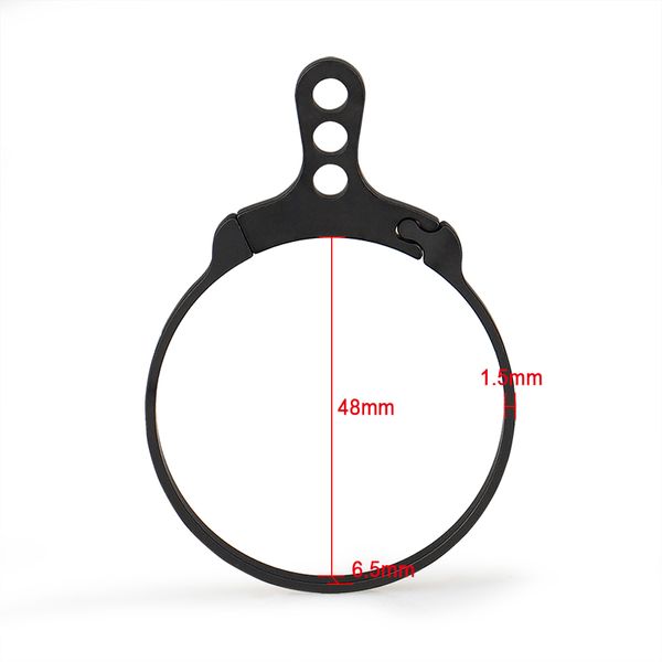 Scope Moutns Cannocchiale Interruttore Vista Tiro Leva Scope Mount 48mm vertice per Cannocchiali Per La Caccia All'aperto CL33-0132D