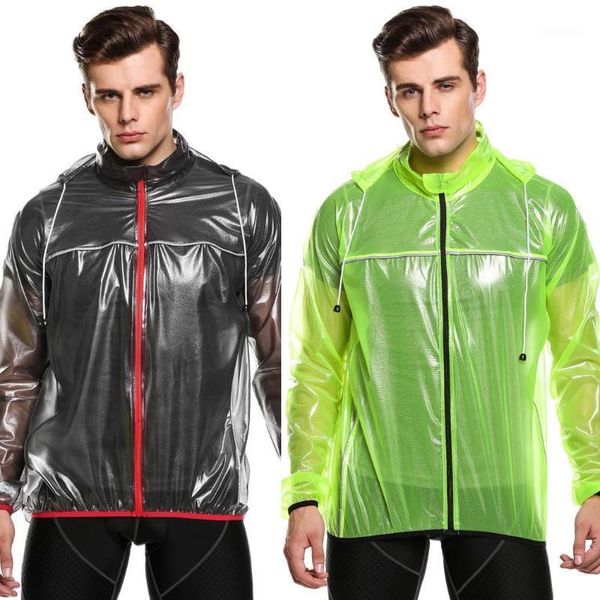 

men's jackets coofandy men ultra light rain jacket hooded long sleeve summer, spring, autumn zipper zip-up casual rainproof1, Black;brown