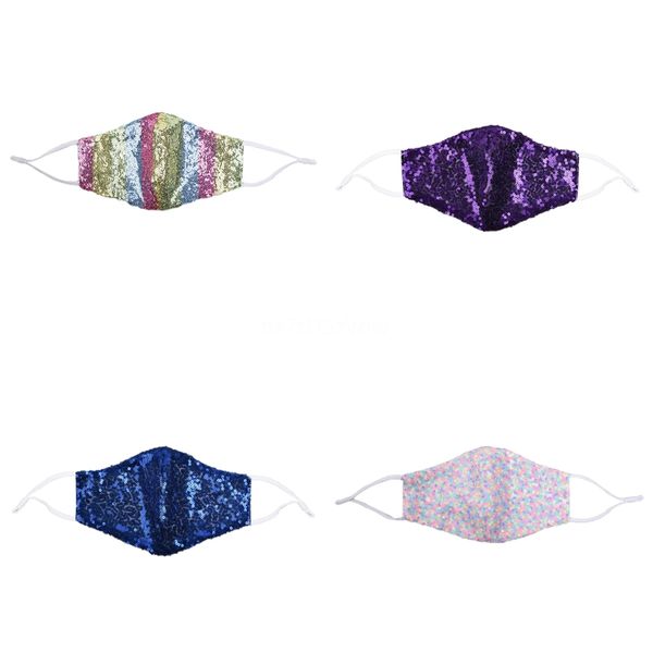 

13style anti earloop fashion face mask#127 designer masks sunscreen mask sequin dust mouth er summer glitter mask printed protective mjssm