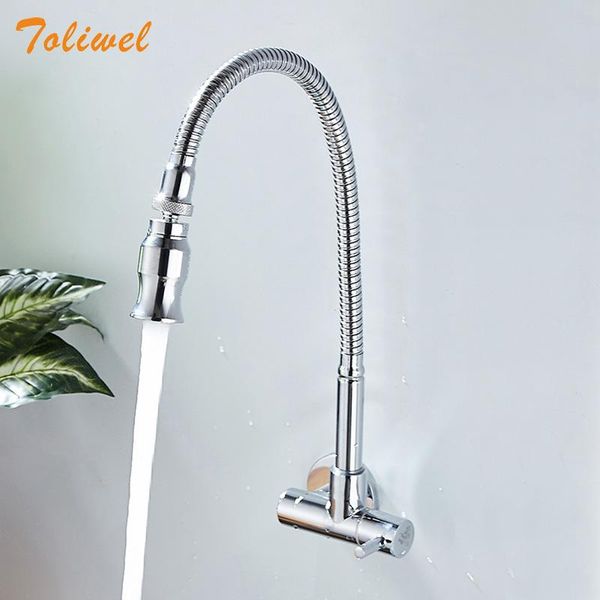 

in wall mounted brass kitchen faucet fold expansion diy kitchen sink tap