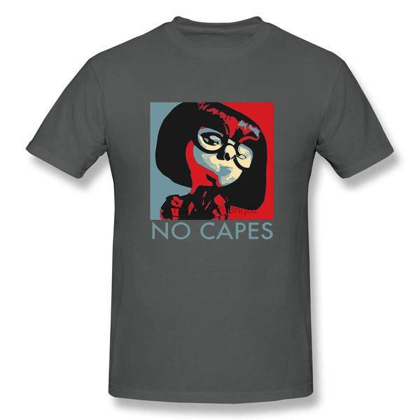 

men's cotton t-shirt incredibles - edna mode no capes crew short sleeve shirt graphic tees sport hooded sweatshirt hoodie