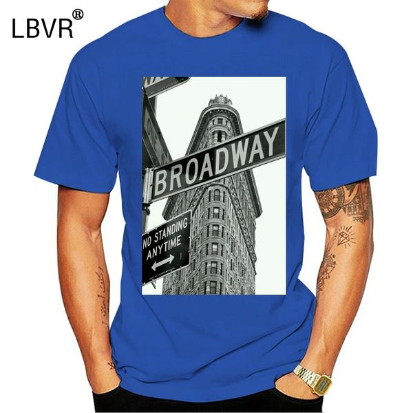 

2020 new summer slim tee shirt broadway new york building sign vintage retro nyc tshirt fashion t-shirt sport hooded sweatshirt hoodie