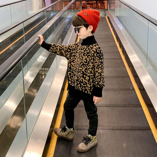 

thickened boys' korean super foreign sle t-shirt middle and big children's leisure 2020 handsome sweater long sve fashion yuj473zu, Blue