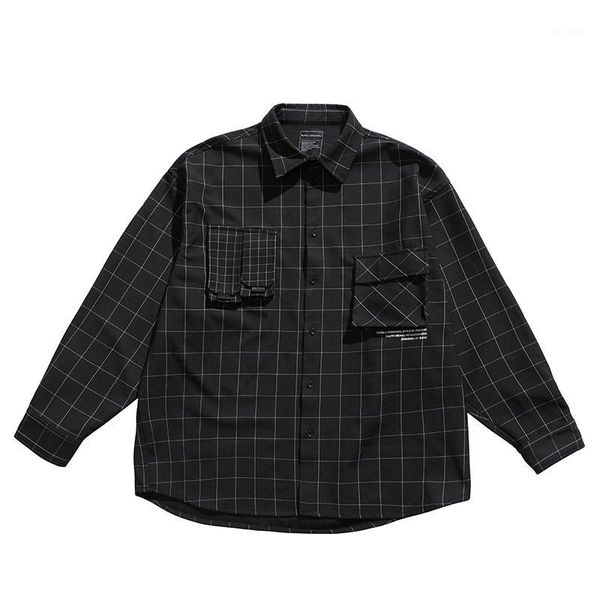 

mens check long sleeve men plaid non iron mens casual large szie shirts cotton men shirt oversize original brand clothing ii50cs1, White;black