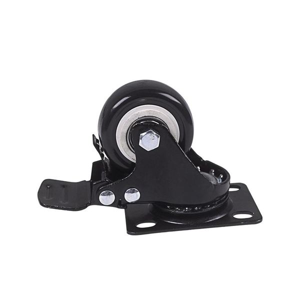 

1.5/2.5/3 inch heavy duty swivel caster wheels with safety dual locking and polyurethane no noise wheels, load b qylfkh bdebaby
