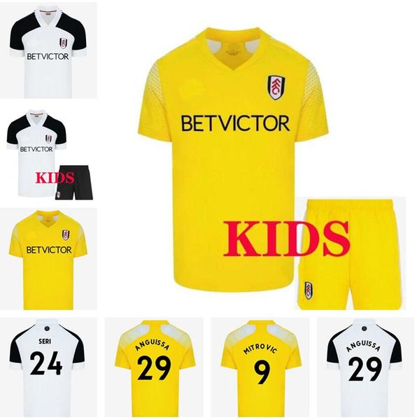 

20 21 mitrovic cairney soccer jerseys loftus-cheek 2020 2021 knockaert seri lemina anguissa lookman andersen seri football shirts uniforms, Black;yellow
