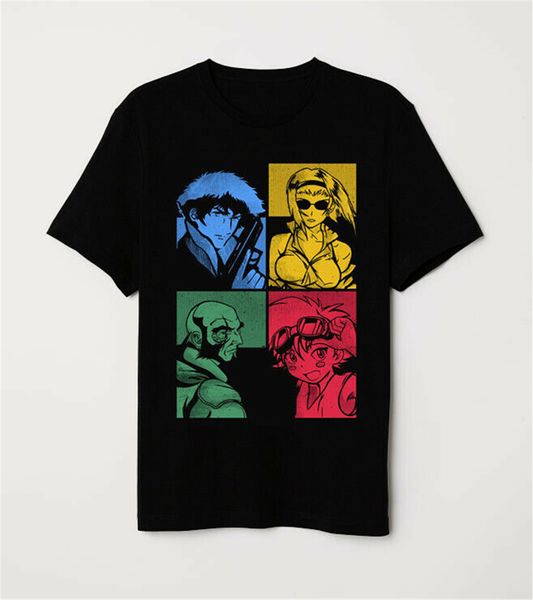 

ковбой бибоп pop art spike spiegel jet black фей эдвард черная футболка смешной tee shirt спорта толстовка с капюшоном толстовка