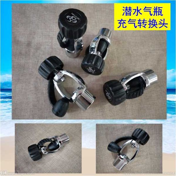 

scuba tank inflatable special g5/8 rapid fitting technology diving din to yoke conversion heads for fireman