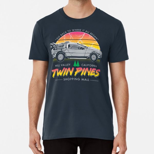 

back to the mall 80s sci fi delorean time machine hill valley marty mcfly twin pines mall vintage shop mall sport sweatshirt hoodie t shirt