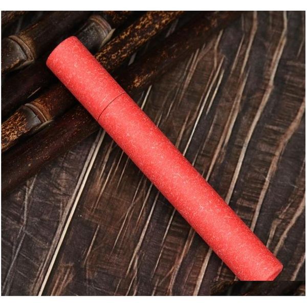 

100pcs/lot storage box for 5g joss stick convenient carrying kraft paper incense tube ince qylugh lyqlove