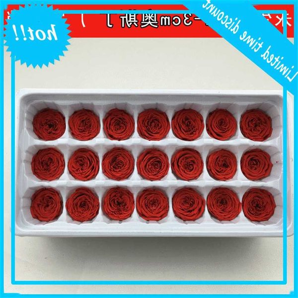 

diy immortal flower glass cover wooden box 2-3cm rose head material