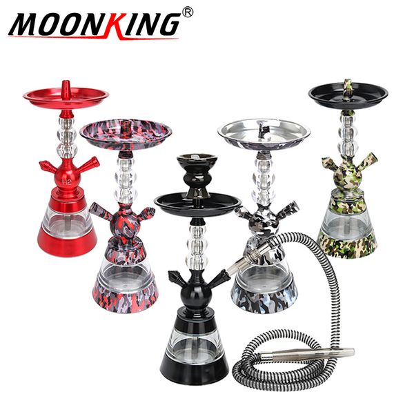 

moonking различные цвета искусства desgin маскируют из нержавеющей стали sheesha алюминиевого сплава металла chicha edelstahl кальян кальянн