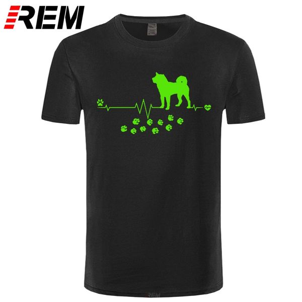 

sport rem shiba inu dog heartbeat gift dogs breed women men t shirt new t-shirt men sell women clothing tee t shirt
