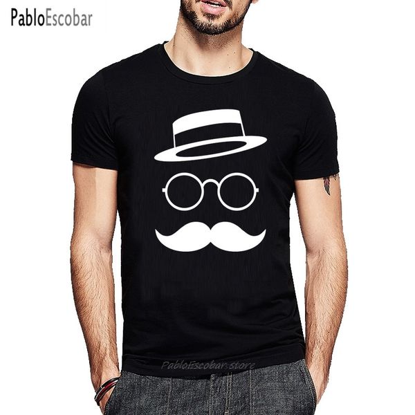 

nwe summer retro minimal with moustache glasses for fashion men short sleeve plus size euro size hoodie designers t shirts sweatshirt