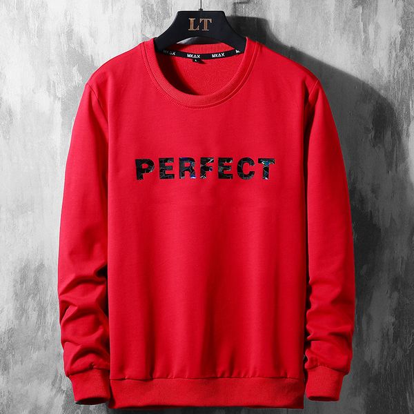 

spring autumn oversize -6xl 7xl 8xl red black streetwear hoodies men's hip hop long sleeves streets sweatshirt kg-520