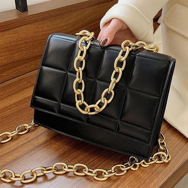 

lattice square tote bag fashion designer purses and handbags women travel satchels sac chain shoulder crossbody bag