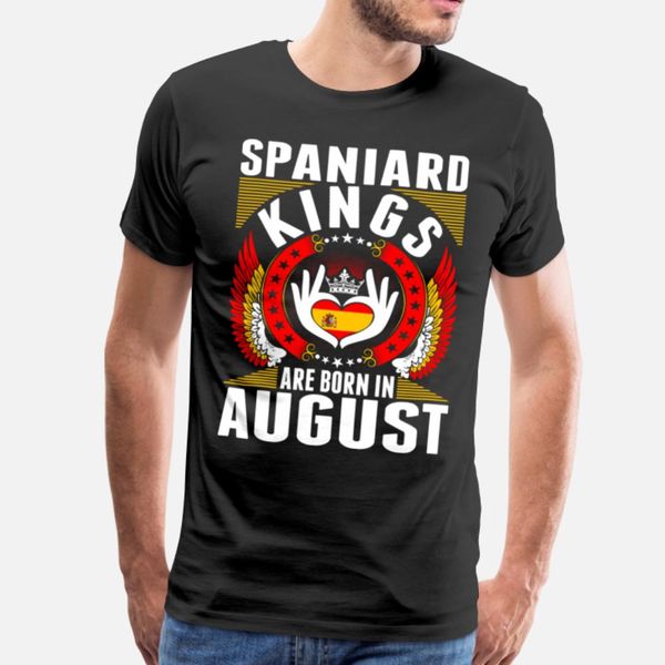 

испанка kings родились в августе футболка топ ретро повседневный костюм толстовка толстовка