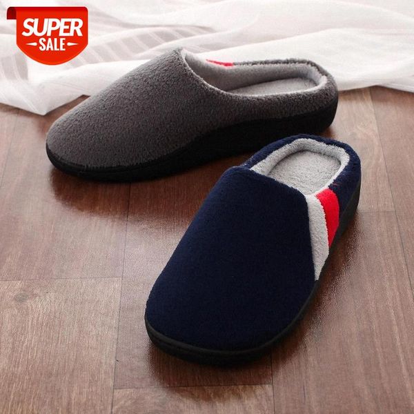 

home slippers for men winter furry short plush man slippers non slip bedroom couple soft indoor shoes male #ap8v, Black