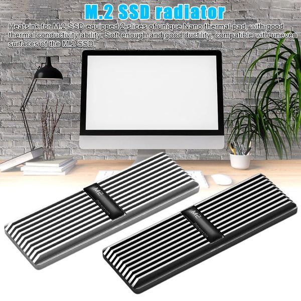 

fans & coolings heat dissipation home professional computer thermal pad m.2 hard disk aluminum office gasket cooler ssd heatsink deskpc