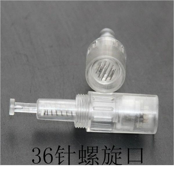 

20 pcs electric derma pen needles spiral screw 36 pin cartridge for microneedle derma pen tattoo needles 36pin ne qylcbr