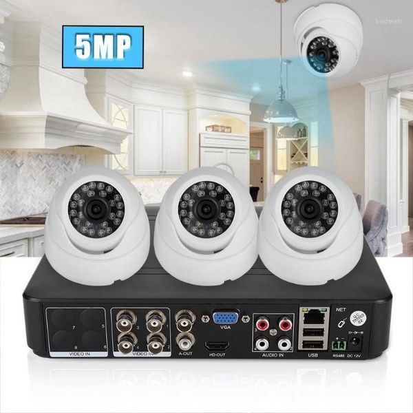 

4ch coaxial ahd surveillance video security camera kit hd 500w pixels1