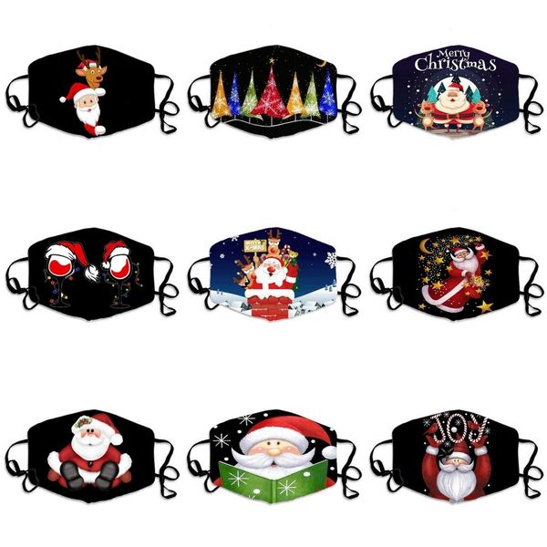 

1 1pcs face masks dustproof mouth anti safety masks men womendesigner printed face mask#836, Black